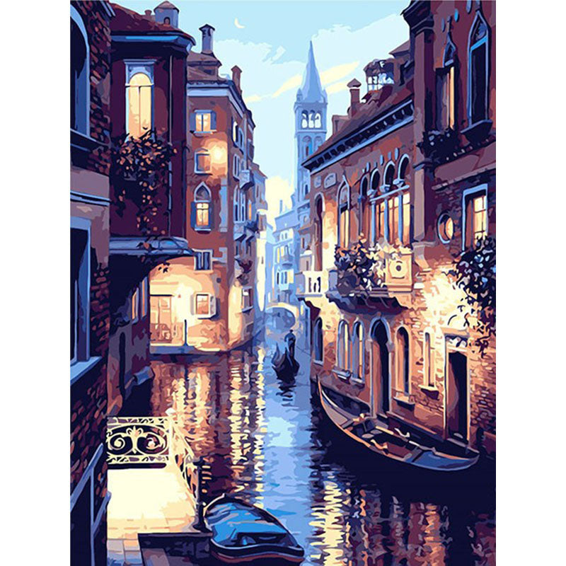 Night Of Venice Landscape