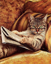 Load image into Gallery viewer, Reading Cat