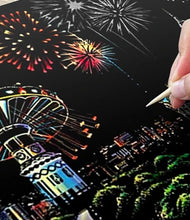 Load image into Gallery viewer, Scratch Art - Amusement Park