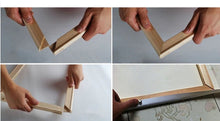 Load image into Gallery viewer, Wooden DIY frame for canvas