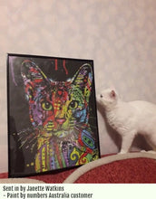 Load image into Gallery viewer, Abstract Colourful Cat Animals