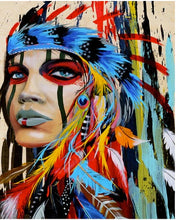 Load image into Gallery viewer, Abstract Native Indian Women
