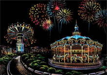 Load image into Gallery viewer, Scratch Art - Amusement Park