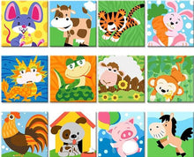 Load image into Gallery viewer, Kids Paint by number Kits - Animals
